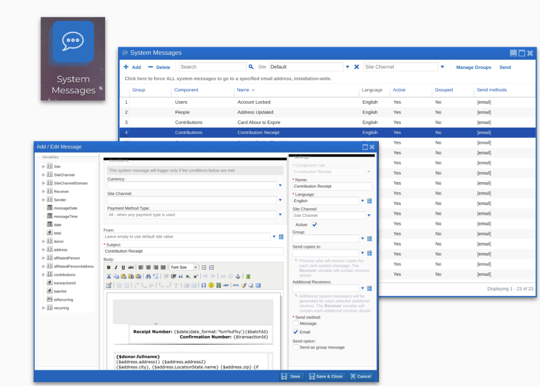 Edit Automated System Emails Such As Donation Receipts Sitestacker Support
